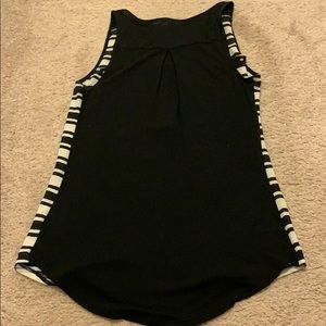 Express Tops - Express black and white striped top Express Tops - Express black and white striped top